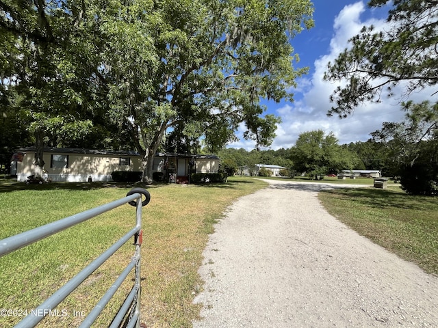 view of street with driveway