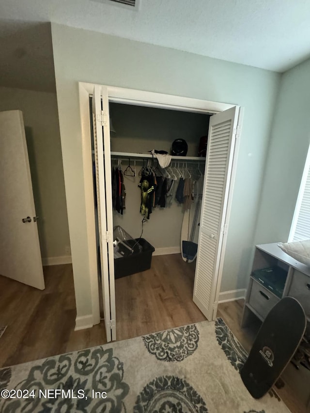 view of closet