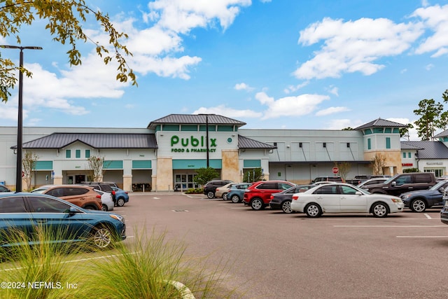 view of parking / parking lot