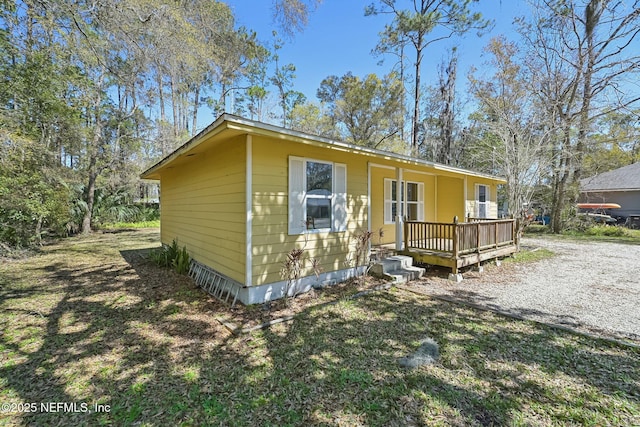 view of manufactured / mobile home