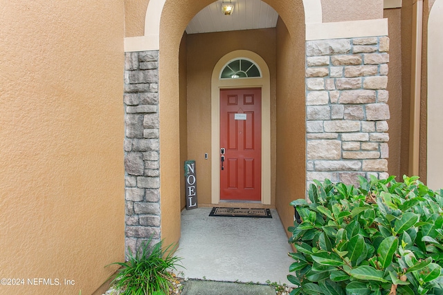 view of property entrance