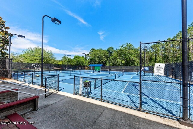 view of tennis court