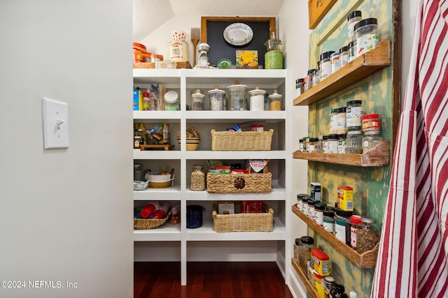 view of pantry