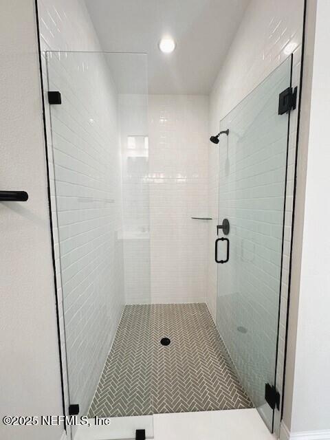 full bath with a stall shower