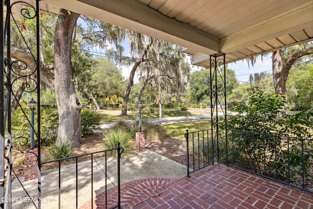 view of patio