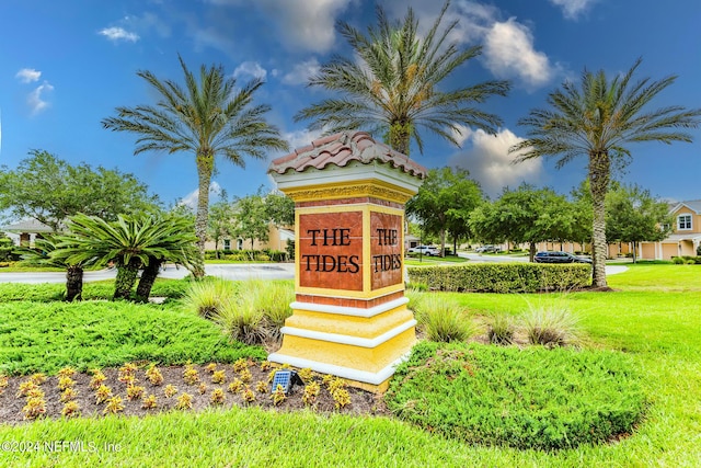 11789 Surfbird Cir Unit 6F, Jacksonville, FL 32256 - community / neighborhood sign featuring a lawn