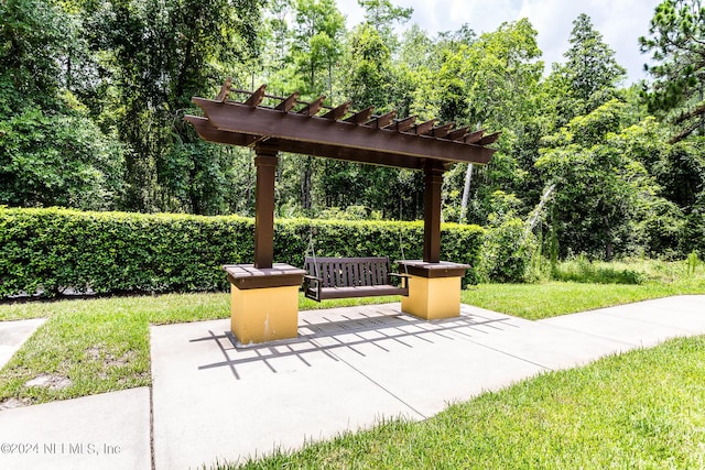 11789 Surfbird Cir Unit 6F, Jacksonville, FL 32256 - view of patio / terrace with a pergola