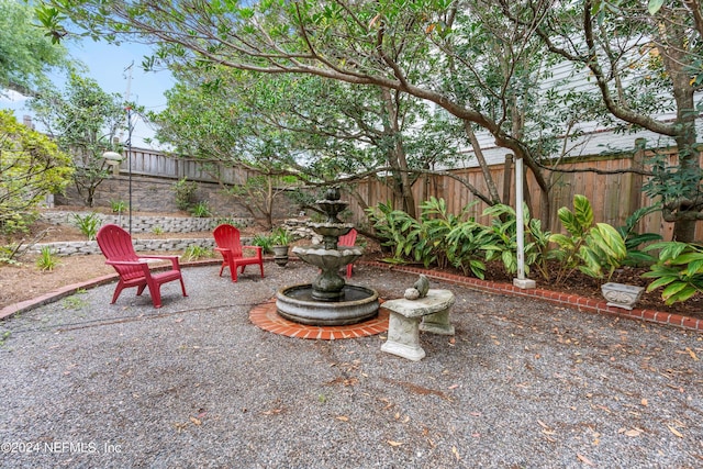 view of yard with a patio