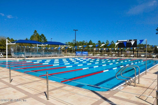 view of pool