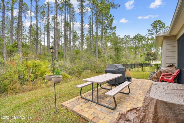 view of patio / terrace with grilling area