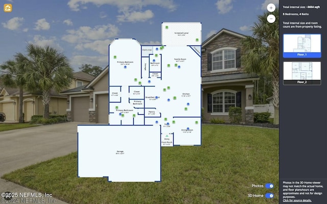 120 Ellsworth Cir, Saint Johns, FL 32259 - floor plan