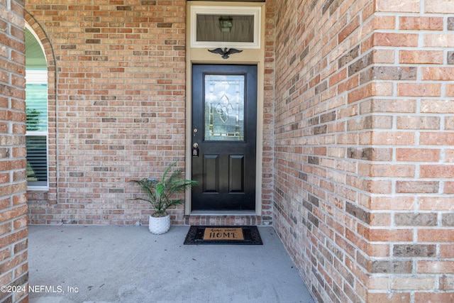 view of entrance to property