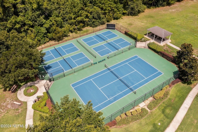 view of tennis court