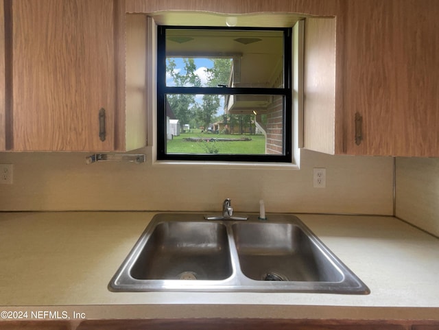 kitchen featuring sink