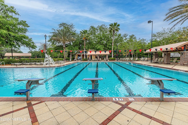 view of swimming pool