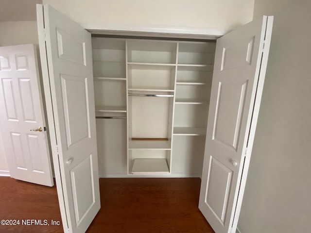 view of closet