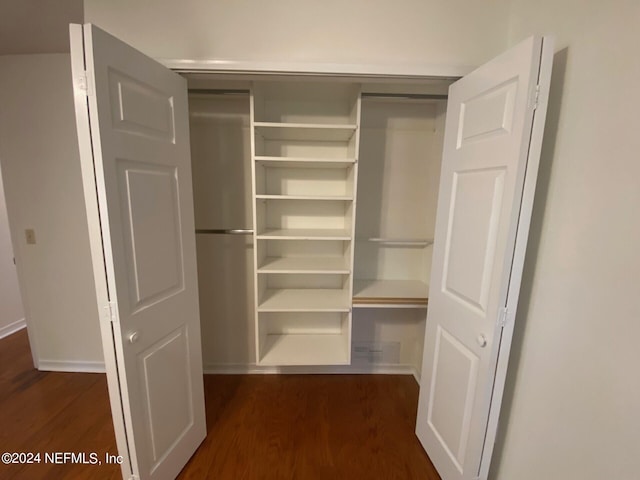 view of closet