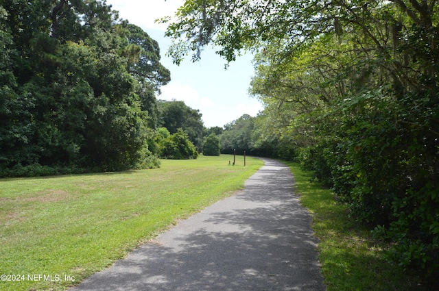 view of road