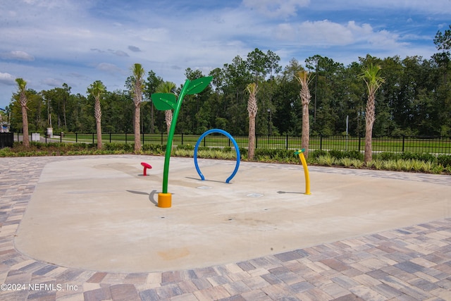 view of play area