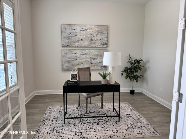 95014 Brookhill Pl, Fernandina Beach, FL 32034 - office featuring wood finished floors and healthy amount of natural light