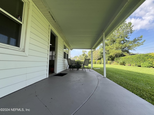 view of patio