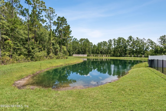 view of water feature