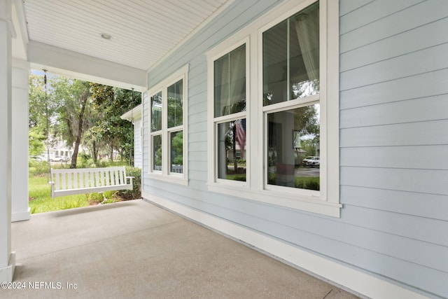 view of patio / terrace featuring a porch