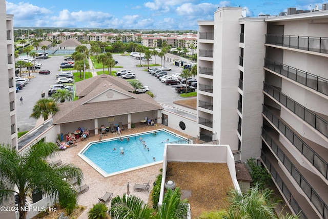 view of pool