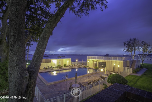 6000 San Jose Blvd Unit 11-C, Jacksonville, FL 32217 - view of swimming pool featuring a patio, a fenced in pool, and fence