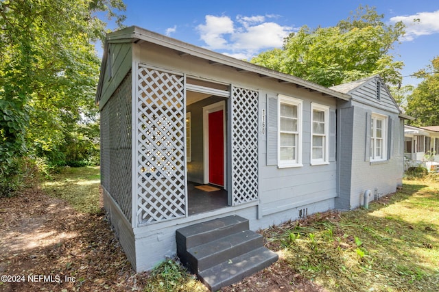 view of outbuilding