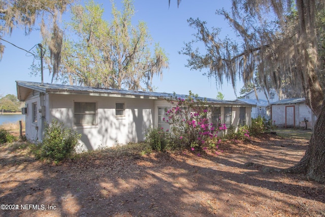 view of rear view of property