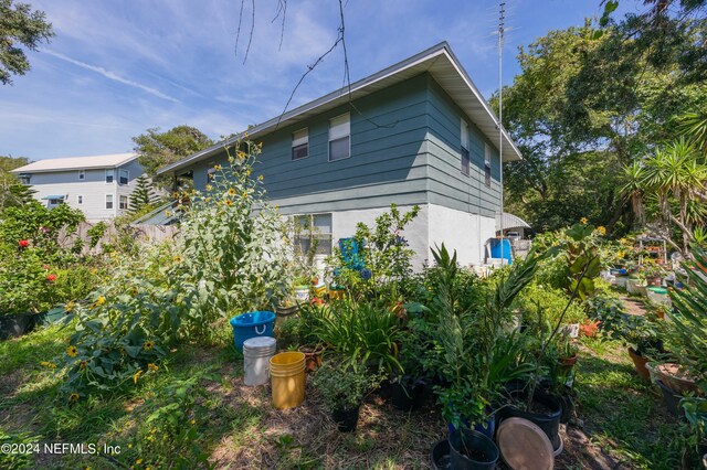 view of rear view of property