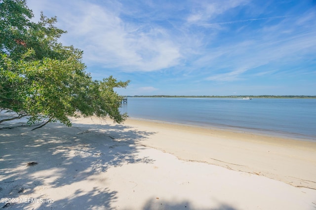 water view featuring a view of the beach