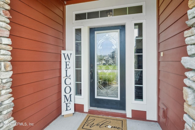 view of entrance to property