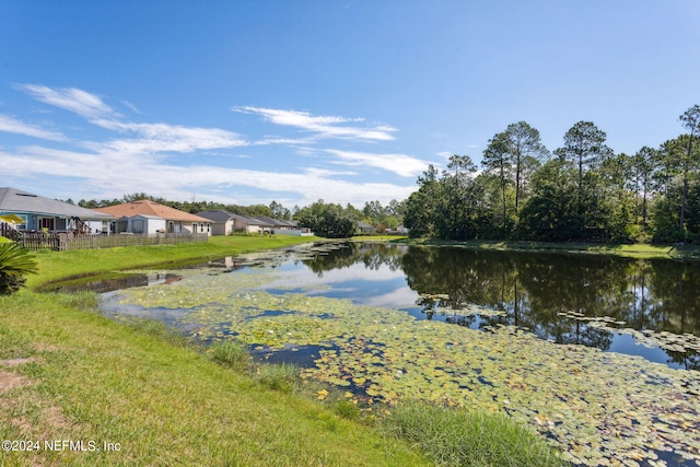 property view of water