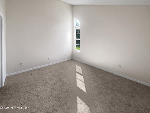 unfurnished room with carpet