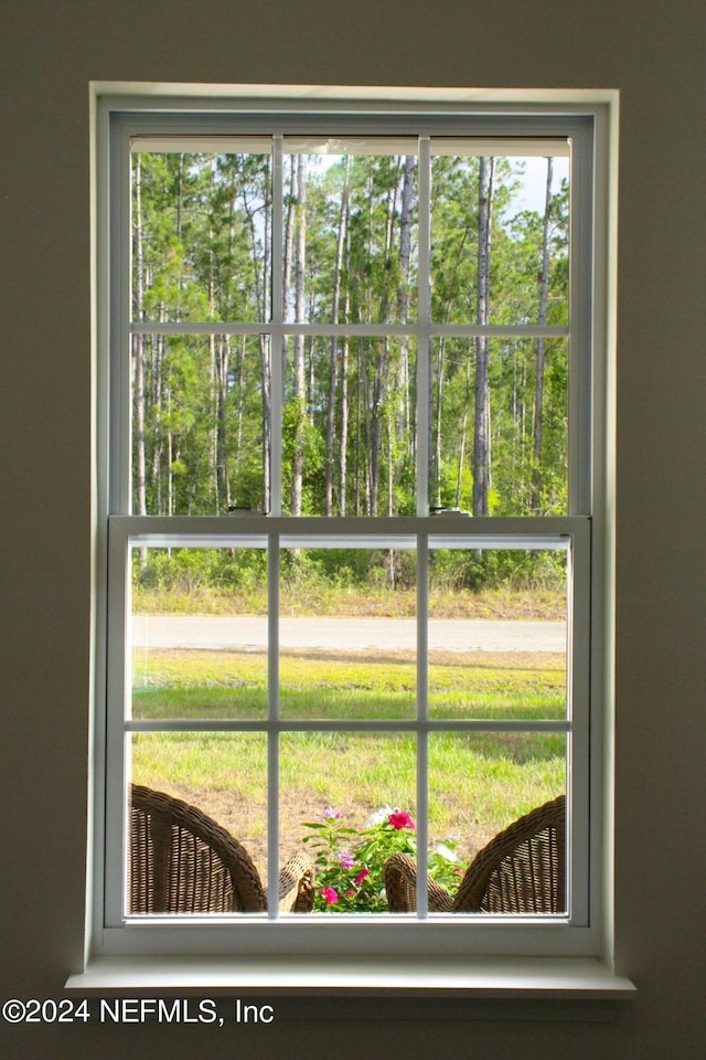 view of doorway to outside