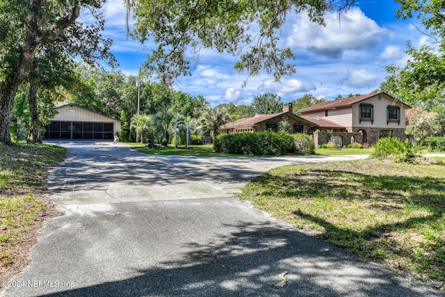 view of street with driveway