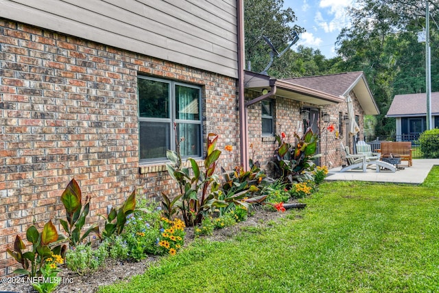 exterior space with a patio area