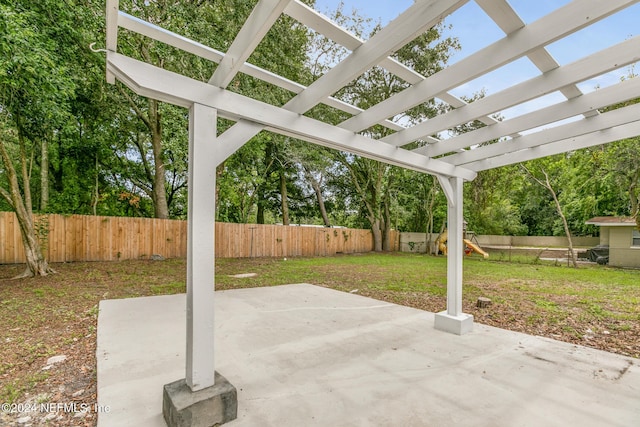 view of patio