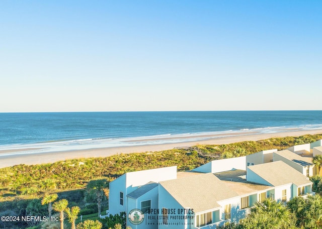 water view featuring a view of the beach