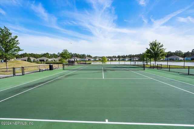 view of sport court