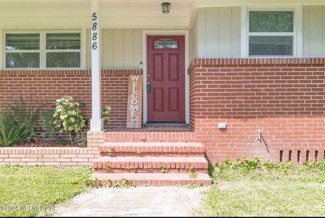 view of entrance to property