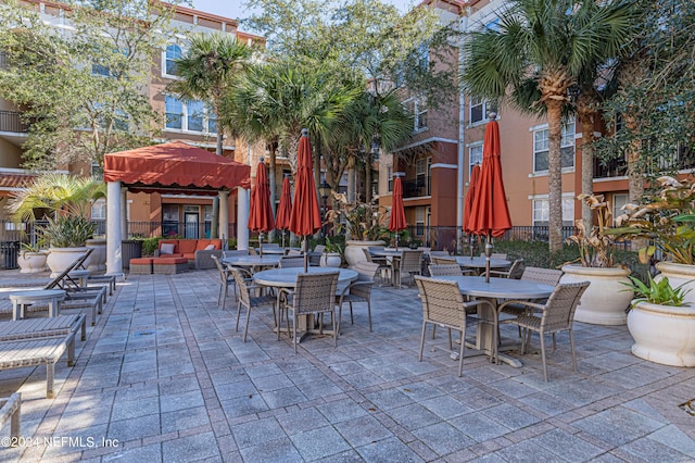 view of patio / terrace with outdoor dining space