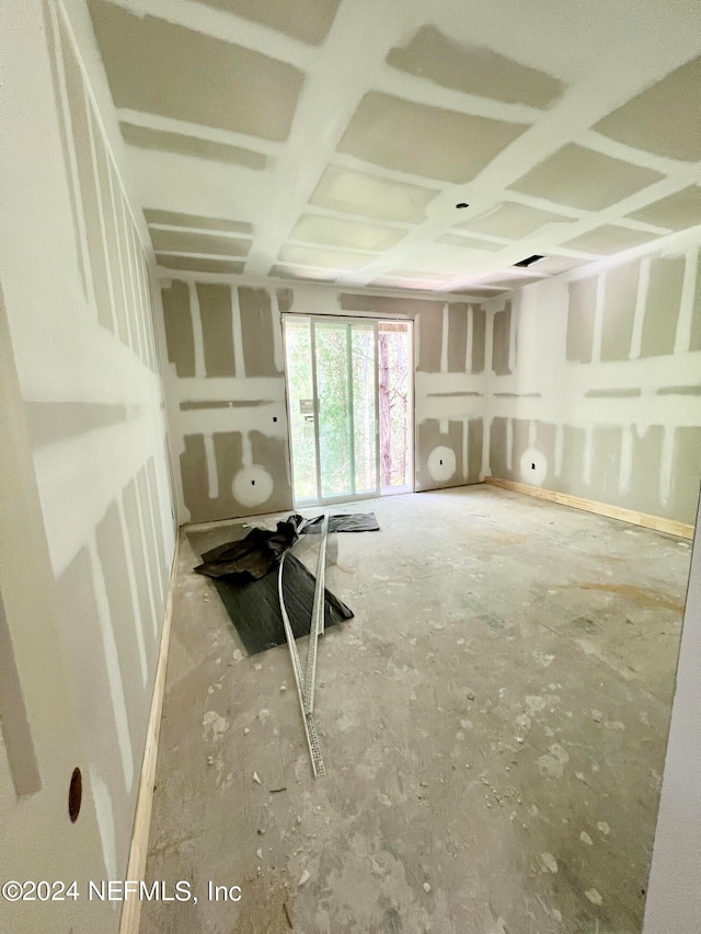 view of unfurnished living room