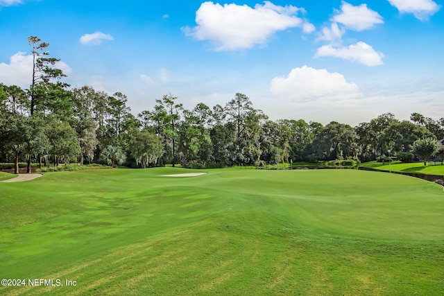 surrounding community with a lawn