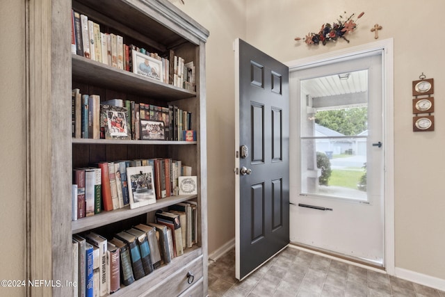 view of entrance foyer