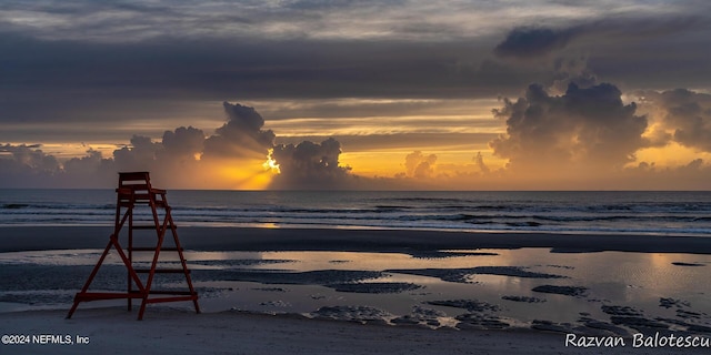 305 Garden Ln, Atlantic Beach, FL 32233 - water view featuring a view of the beach