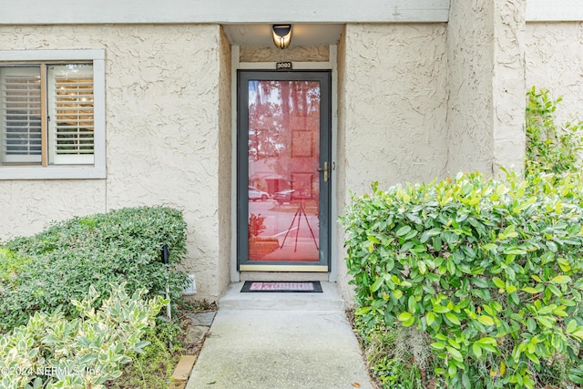 view of entrance to property