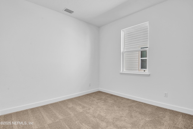 spare room with carpet floors